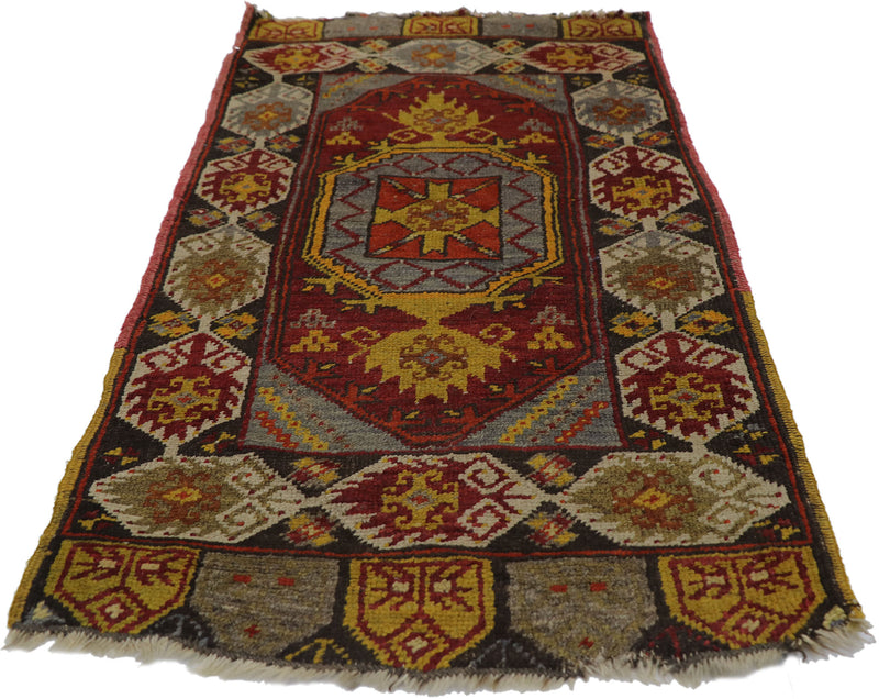 2 x 3 Antique Turkish Oushak Rug 21693