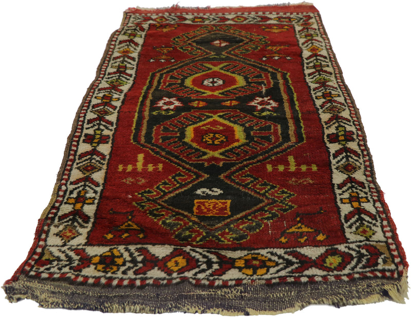 2 x 3 Antique Turkish Oushak Rug 21694