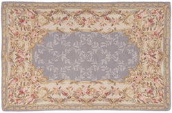3 x 5 Vintage American Floral Hooked Rug 78552
