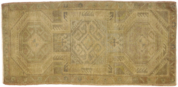 2 x 3 Vintage Turkish Yastik Rug 50625