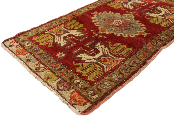 2 x 3 Vintage Turkish Yastik Rug 50783