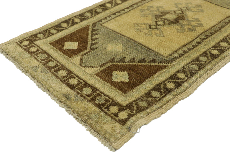2 x 3 Vintage Turkish Oushak Rug 50798
