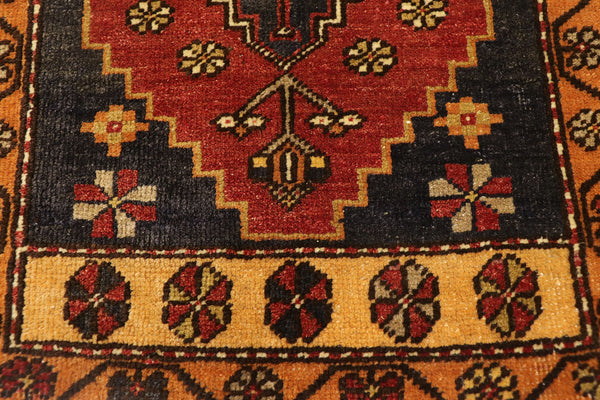 2 x 3 Vintage Turkish Yastik Rug 50935