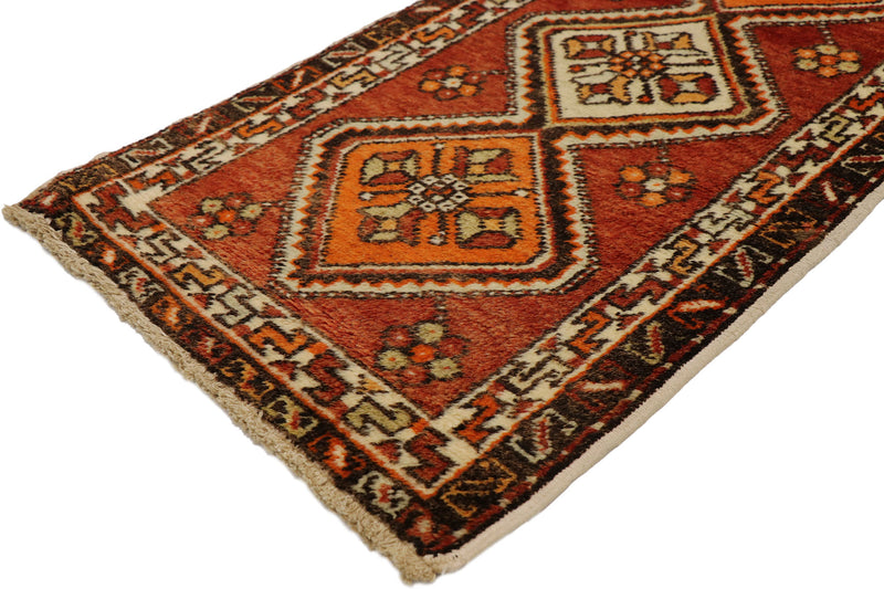 2 x 3 Vintage Turkish Yastik Rug 50951