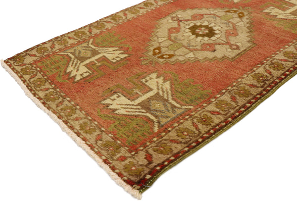 2 x 3 Vintage Turkish Yastik Rug 50958