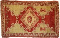 2 x 3 Vintage Turkish Yastik Rug 51184