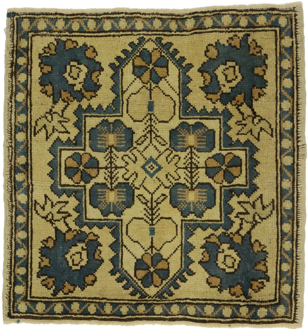 2 x 2 Vintage Turkish Yastik Rug 51260