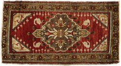 2 x 3 Vintage Turkish Yastik Rug 51410