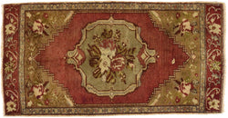 2 x 3 Vintage Turkish Yastik Rug 51439