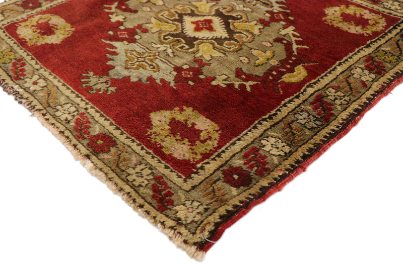 2 x 2 Vintage Turkish Yastik Rug 51461