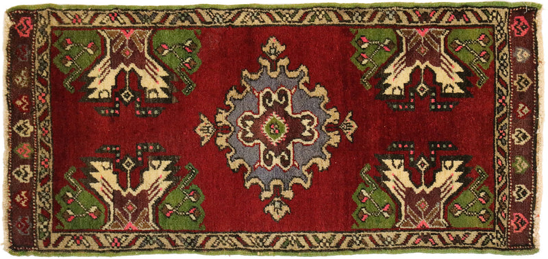 2 x 3 Vintage Turkish Yastik Rug 51470