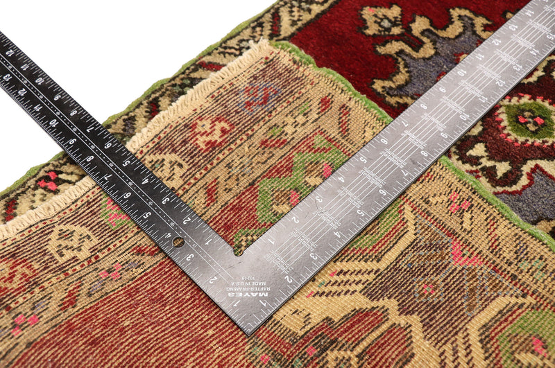 2 x 3 Vintage Turkish Yastik Rug 51470