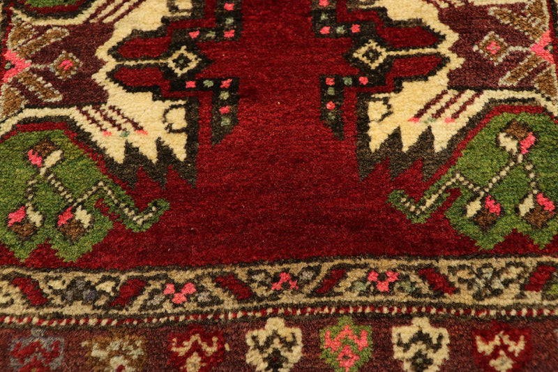 2 x 3 Vintage Turkish Yastik Rug 51470