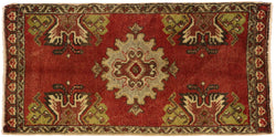 2 x 3 Vintage Turkish Yastik Rug 51488