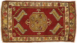 2 x 3 Vintage Turkish Yastik Rug 51502