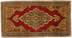 2 x 3 Vintage Turkish Yastik Rug 51507