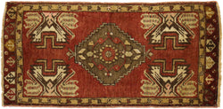 2 x 3 Vintage Turkish Yastik Rug 51509