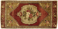 2 x 3 Vintage Turkish Yastik Rug 51510