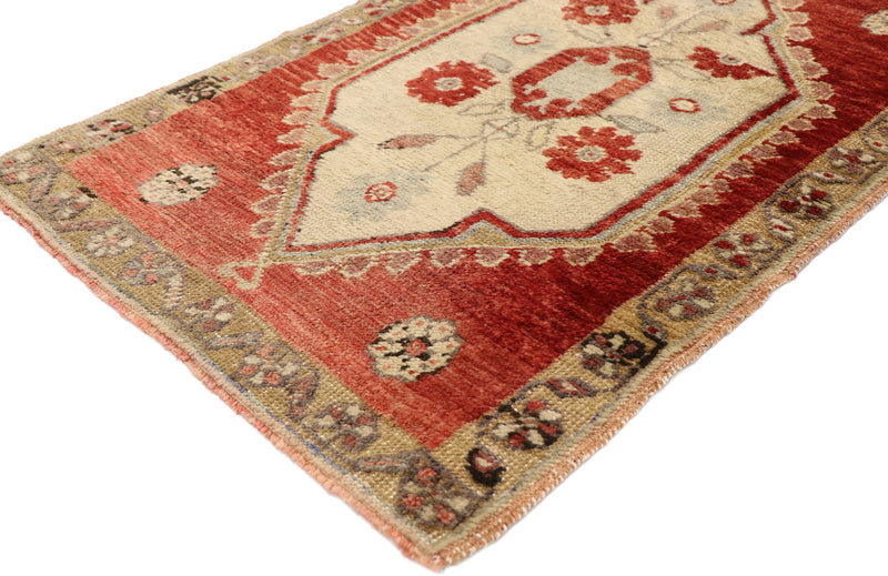 2 x 3 Vintage Turkish Oushak Rug 51773