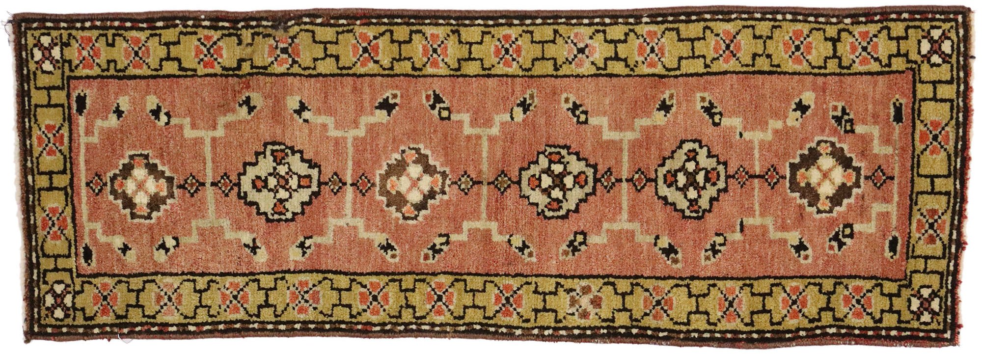 58.5×156 \"至福の喜び\" ViNTAGE TURKiSH RUG 58.5×156 至福の喜び ViNTAGE TURKiSH RUG ラグ・カーペット