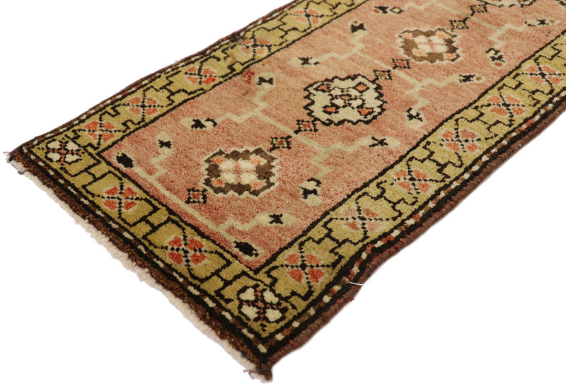1 x 4 Vintage Turkish Yastik Rug 51816