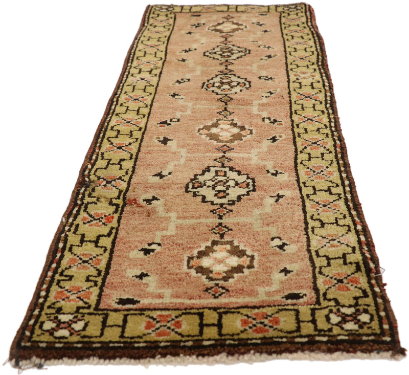 1 x 4 Vintage Turkish Yastik Rug 51816