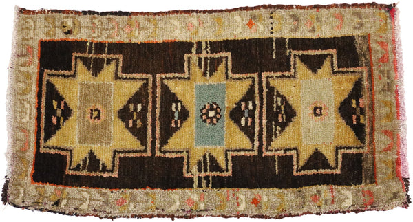 2 x 3 Vintage Turkish Yastik Rug 51819