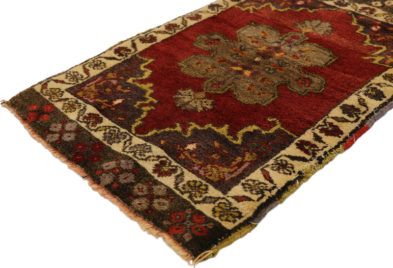2 x 3 VIntage Turkish Yastik Rug 51820