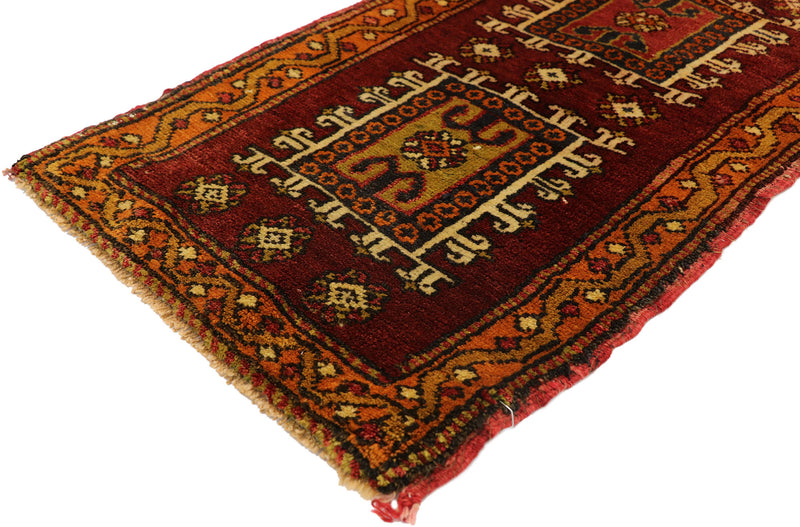2 x 3 Vintage Turkish Yastik Rug 51825