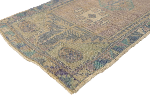 2 x 3 Vintage Lavender Turkish Oushak Rug 52271