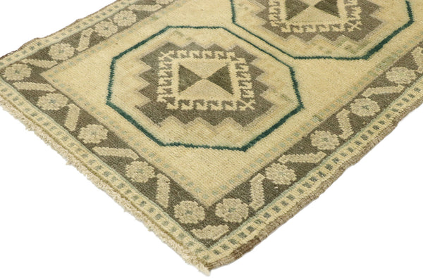 2 x 3 Vintage Turkish Oushak Rug 53011
