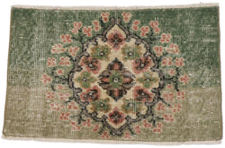 1 x 2 Vintage Turkish Sivas Rug 53313