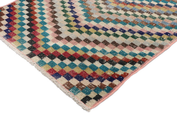2 x 3 Vintage Turkish Sivas Rug 53349