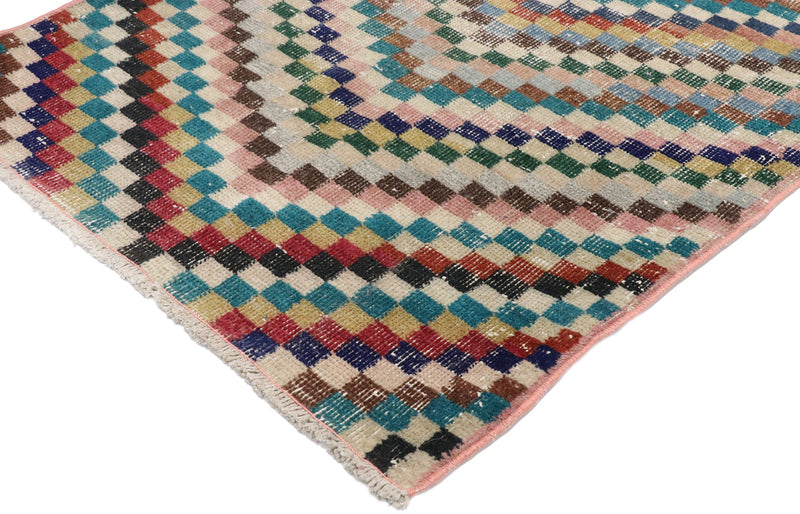 2 x 3 Vintage Turkish Sivas Rug 53349