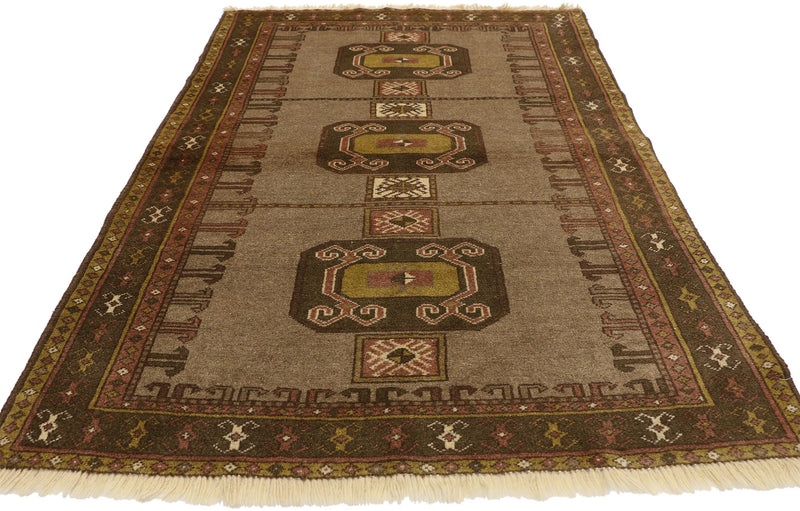 4 x 5 Vintage Persian Shiraz Rug 76402