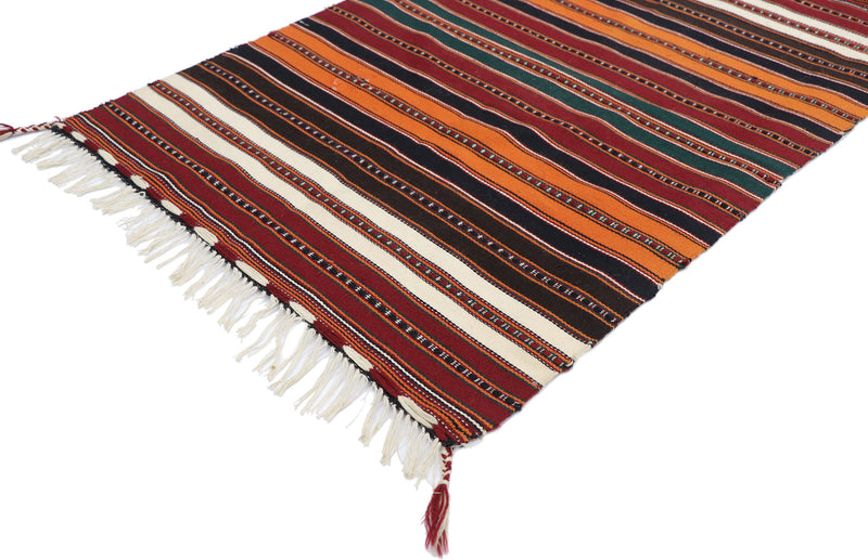 2 x 3 Vintage Persian Shiraz Kilim Rug 77895