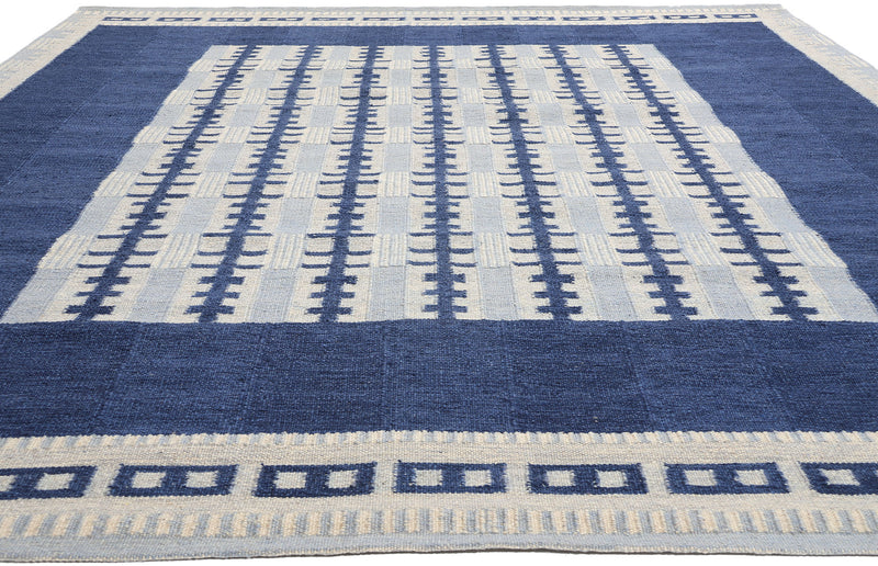 9'11" x 11'11" Swedish Inspired Kilim Rug