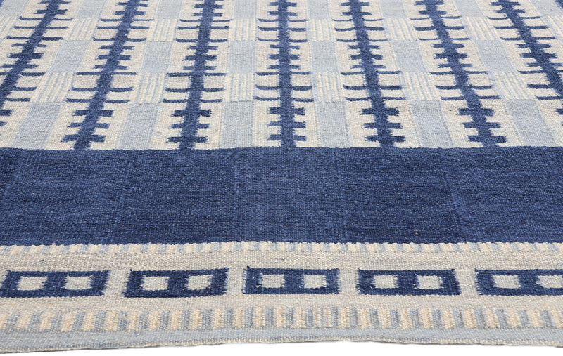 9'11" x 11'11" Swedish Inspired Kilim Rug