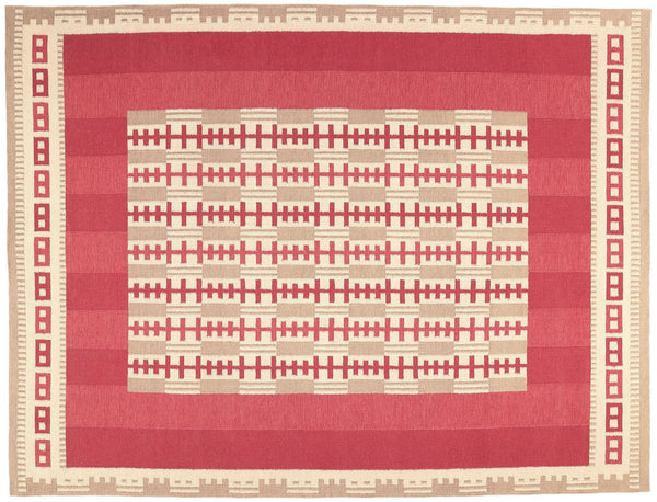 red flatweave kilim rug 