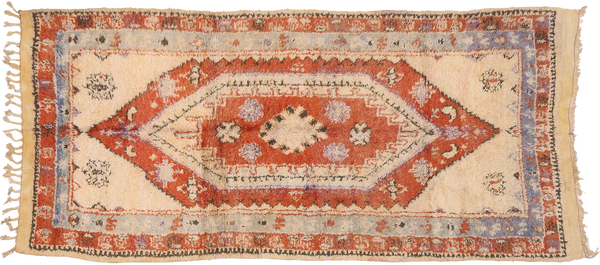 5 x 11 Vintage Moroccan Rug