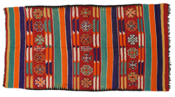 6' x 11'5" Vintage Moroccan Kilim