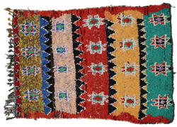 4'1" x 6' Vintage Moroccan Rug