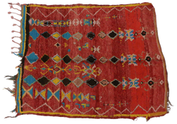 5 x 5 Vintage Moroccan Rug