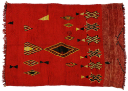 6 x 8 Vintage Moroccan Rug