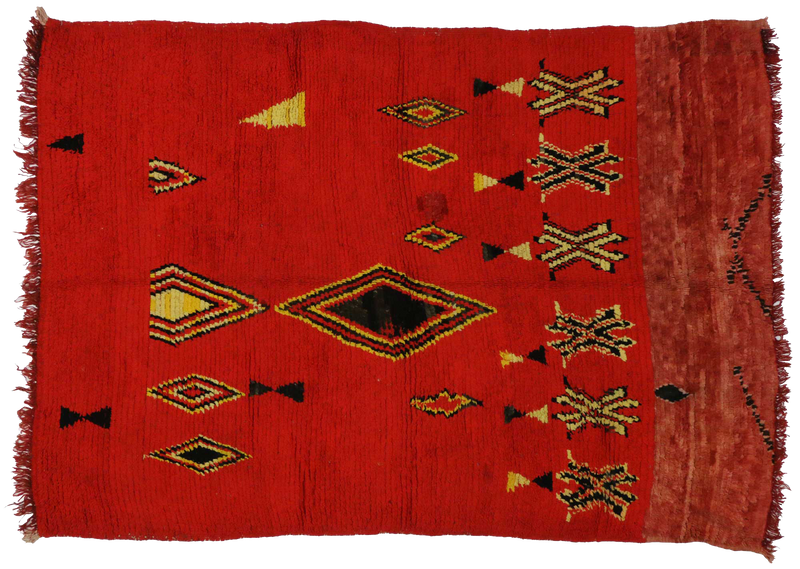 6 x 8 Vintage Moroccan Rug