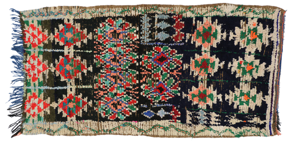 3'6" x 6'6" Vintage Moroccan Rug