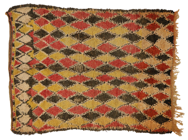 5'4" x 7' Vintage Moroccan Rug