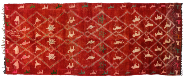 6 x 14 Vintage Moroccan Rug