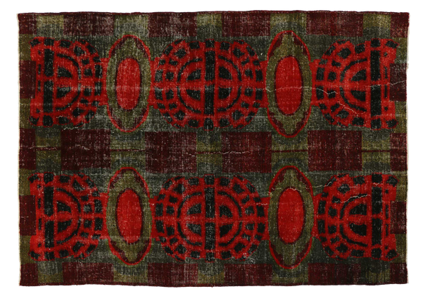 7'3" x 9'10" Zeki Muren Vintage Sivas Rug