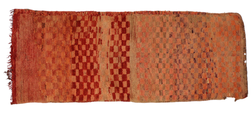 2'6" x 6'3" Vintage Moroccan Rug